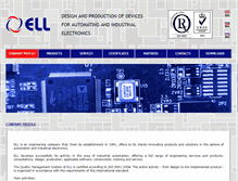Tablet Screenshot of ell-bg.com